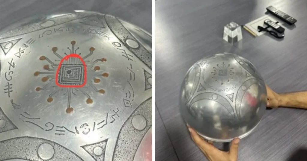buga ufo sphere measurement