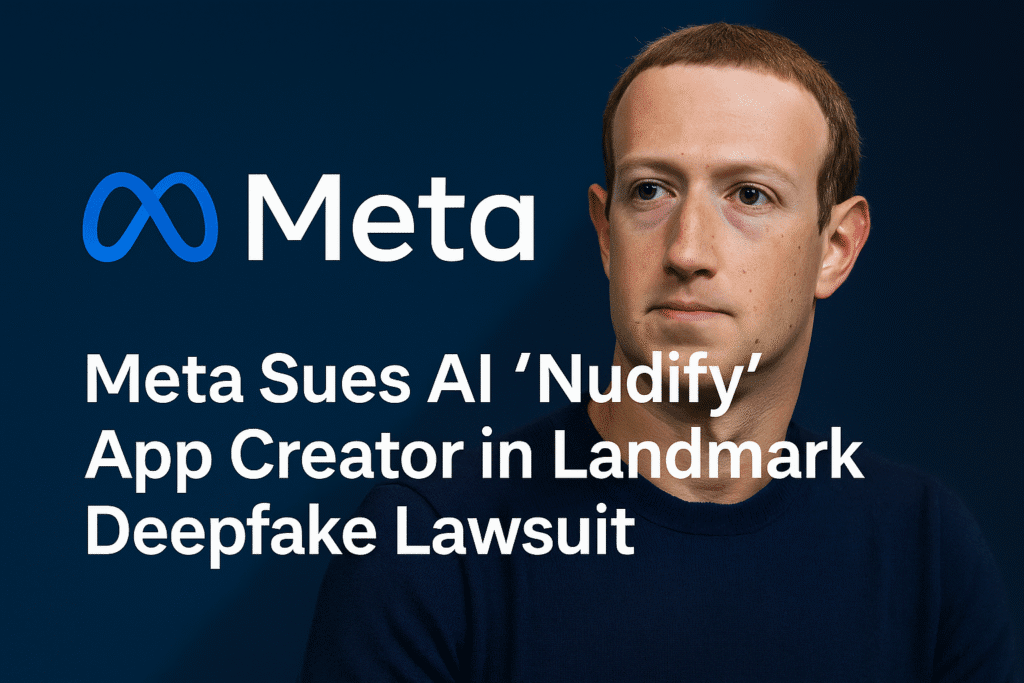 meta sues ai nudify app creator in landmark deepfake lawsuit